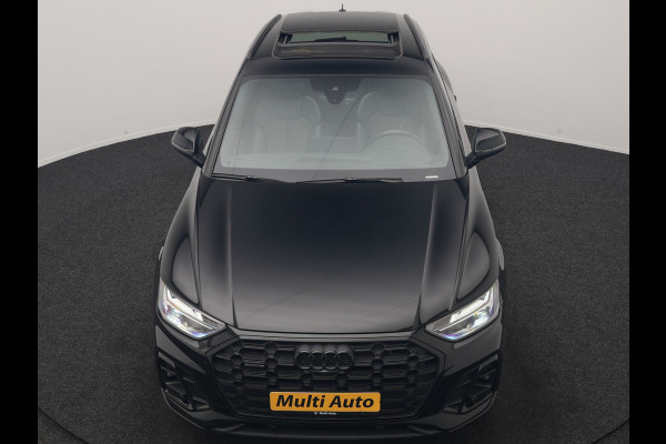 Audi Q5 55 TFSI e 2x S Line PHEV 367pk | Trekhaak Af Fabriek | Panodak | 360 Camera | Lederen Sportstoelen Memory & Verwarmd | Keyless | Blis | Apple Carplay | Cruise Control | Navigatie | DAB | Plug In Hybrid |