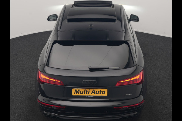 Audi Q5 55 TFSI e 2x S Line PHEV 367pk | Trekhaak Af Fabriek | Panodak | 360 Camera | Lederen Sportstoelen Memory & Verwarmd | Keyless | Blis | Apple Carplay | Cruise Control | Navigatie | DAB | Plug In Hybrid |