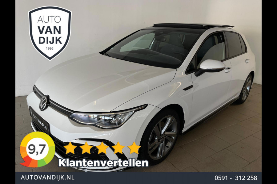 Volkswagen Golf 1.5 eTSI R-Line Business+ AUTOMAAT AIRCO PANO NAVI CRUISE STOELVERW APPLE CARPLAY PDC CAMERA TREKHAAK NIEUWSTAAT