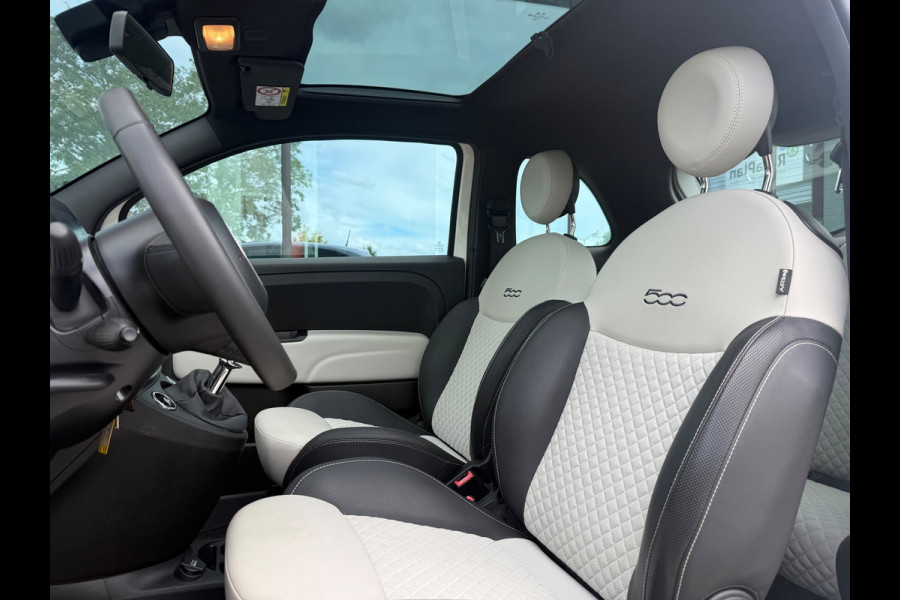 Fiat 500 1.0 Hybrid Dolcevita - Navi - Climate - Panodak - Parkeerhhulp - Lage stand