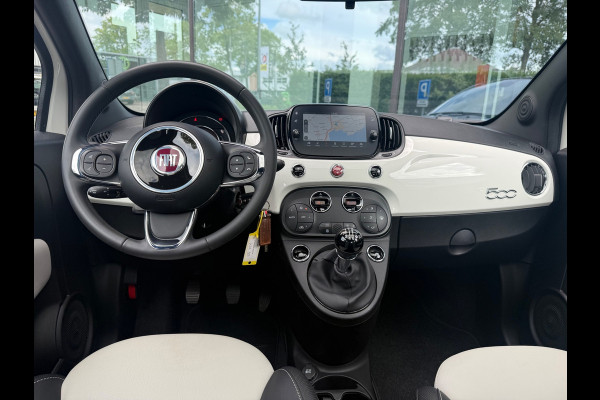 Fiat 500 1.0 Hybrid Dolcevita - Navi - Climate - Panodak - Parkeerhhulp - Lage stand