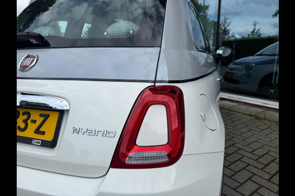 Fiat 500 1.0 Hybrid Dolcevita - Navi - Climate - Panodak - Parkeerhhulp - Lage stand