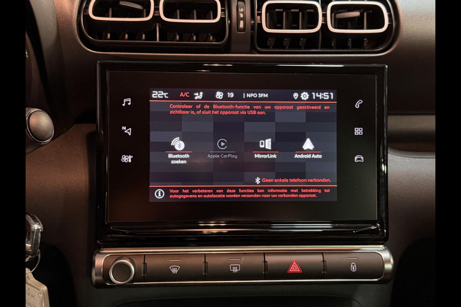 Citroën C3 Aircross 1.2 PureTech Feel 16"/Stoelverwarming/Climate/Apple Carplay & Android Auto/Bluetooth