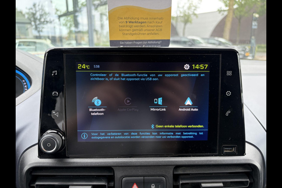 Peugeot e-Rifter EV Allure Pack 50 kWh SOH 100%!| APPLE CARPLAY + ANDROID AUTO| STANDKACHEL|  DUBBELE SCHUIFDEUREN| RIJKLAARPRIJS INCL. 12 MND BOVAG GARANTIE