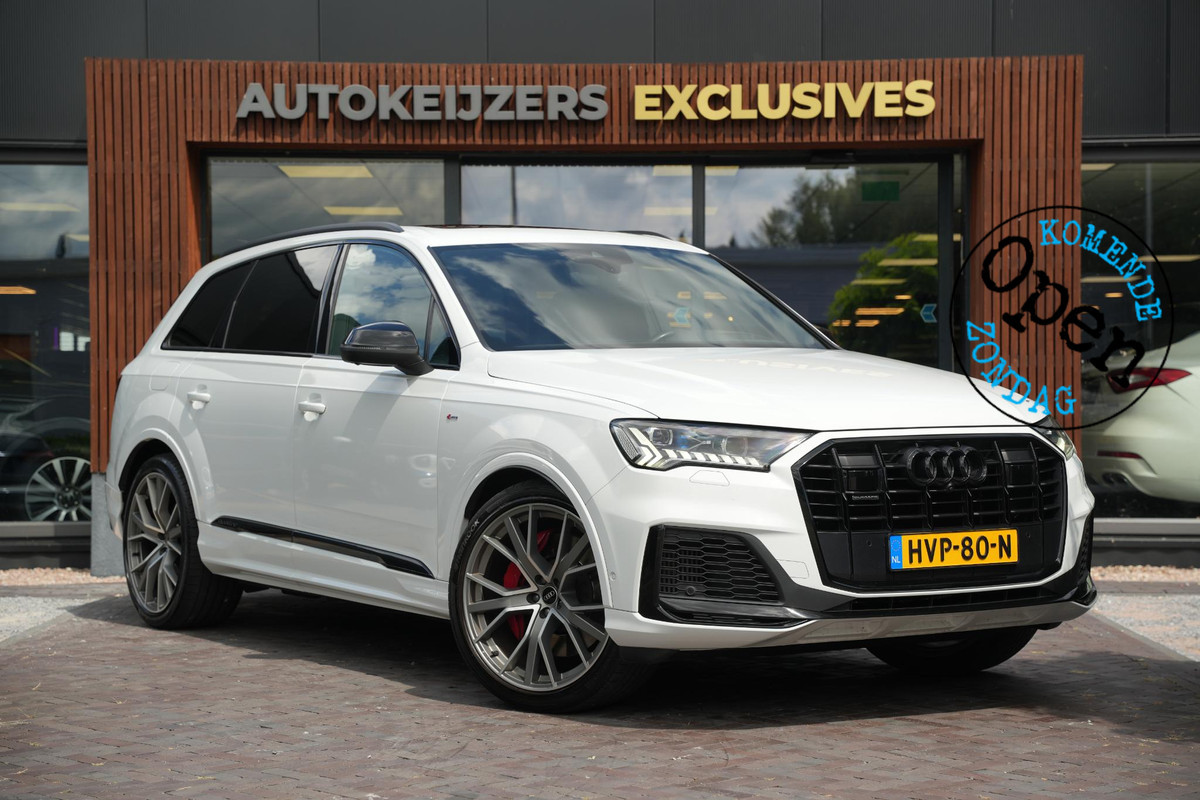 Audi Q7 60 TFSI e quattro Pro Line S Competition Panoramadak Luxe Leder Trekhaak Luchtvering 456 PK!