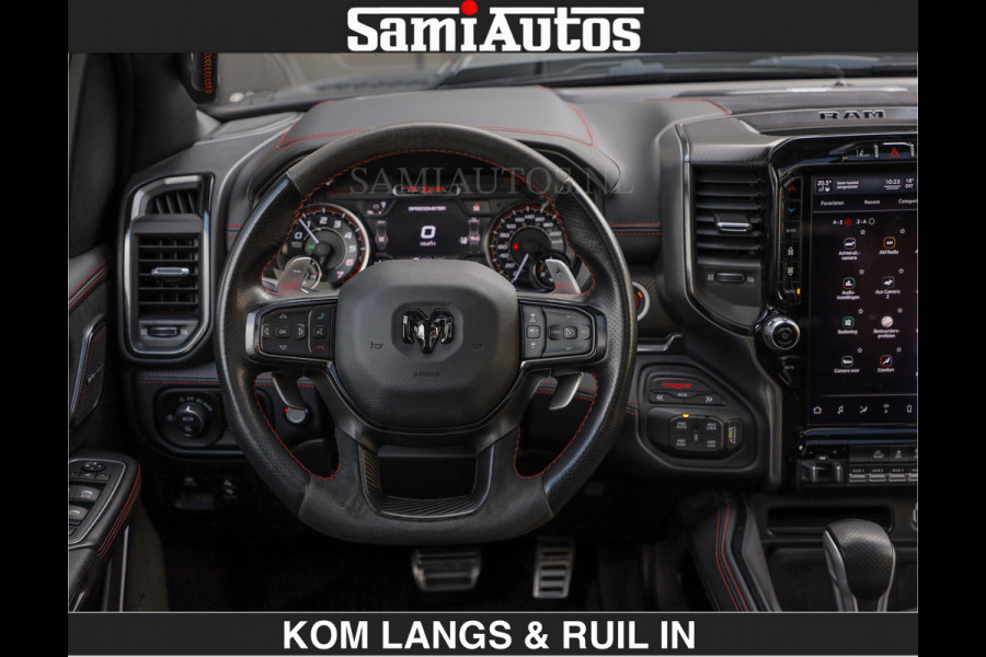Dodge Ram TRX HELLCAT 712 PK 6.2 V8 | BOM VOL | GRANITE MET ZWART LEDER RODE STIKSELS | CREW CAB DUBBELE CABINE DC | 5 PERSOONS GRIJS KENTEKEN |