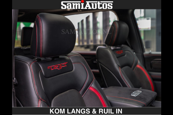 Dodge Ram TRX HELLCAT 712 PK 6.2 V8 | BOM VOL | GRANITE MET ZWART LEDER RODE STIKSELS | CREW CAB DUBBELE CABINE DC | 5 PERSOONS GRIJS KENTEKEN |
