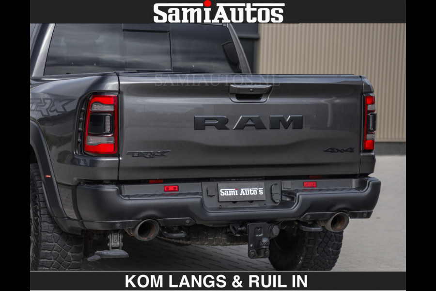 Dodge Ram TRX HELLCAT 712 PK 6.2 V8 | BOM VOL | GRANITE MET ZWART LEDER RODE STIKSELS | CREW CAB DUBBELE CABINE DC | 5 PERSOONS GRIJS KENTEKEN |