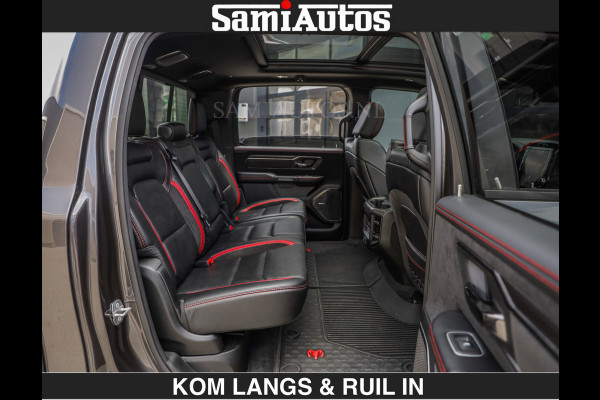 Dodge Ram TRX HELLCAT 712 PK 6.2 V8 | BOM VOL | GRANITE MET ZWART LEDER RODE STIKSELS | CREW CAB DUBBELE CABINE DC | 5 PERSOONS GRIJS KENTEKEN |