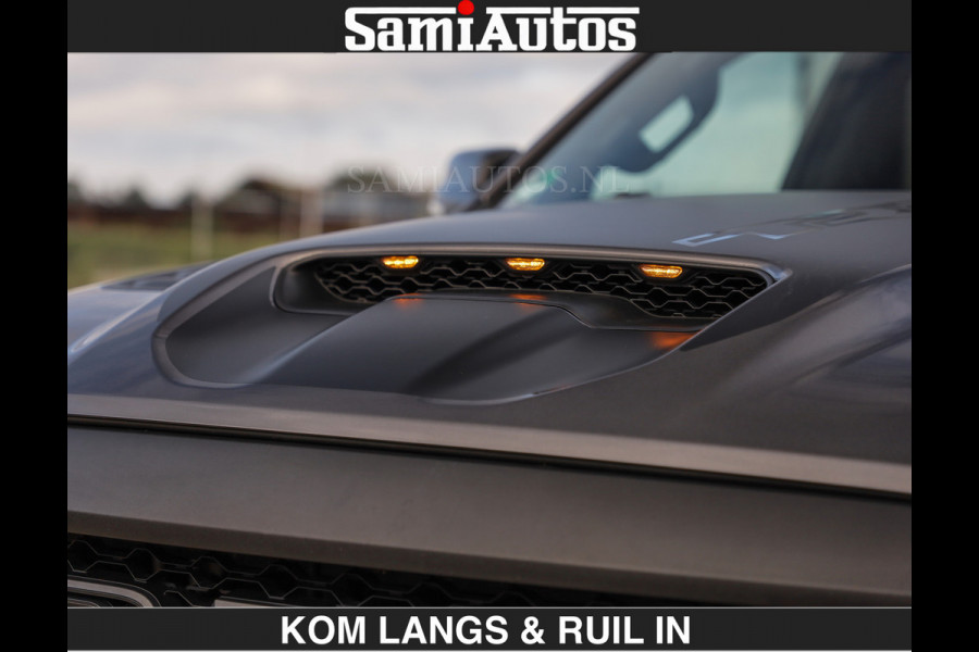 Dodge Ram TRX HELLCAT 712 PK 6.2 V8 | BOM VOL | GRANITE MET ZWART LEDER RODE STIKSELS | CREW CAB DUBBELE CABINE DC | 5 PERSOONS GRIJS KENTEKEN |