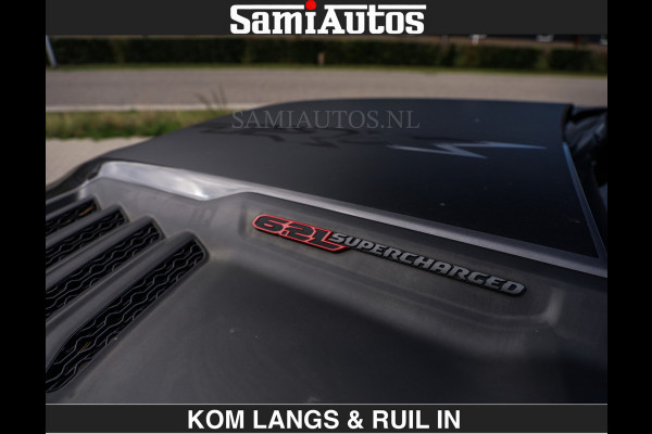 Dodge Ram TRX HELLCAT 712 PK 6.2 V8 | BOM VOL | GRANITE MET ZWART LEDER RODE STIKSELS | CREW CAB DUBBELE CABINE DC | 5 PERSOONS GRIJS KENTEKEN |