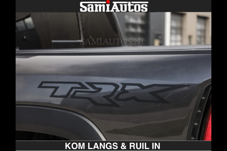 Dodge Ram TRX HELLCAT 712 PK 6.2 V8 | BOM VOL | GRANITE MET ZWART LEDER RODE STIKSELS | CREW CAB DUBBELE CABINE DC | 5 PERSOONS GRIJS KENTEKEN |