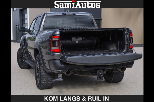 Dodge Ram TRX HELLCAT 712 PK 6.2 V8 | BOM VOL | GRANITE MET ZWART LEDER RODE STIKSELS | CREW CAB DUBBELE CABINE DC | 5 PERSOONS GRIJS KENTEKEN |