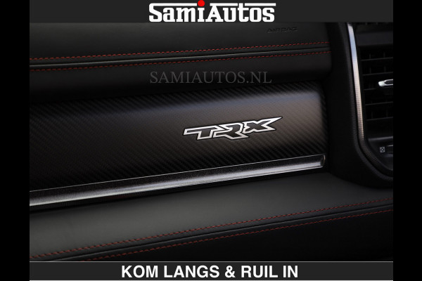 Dodge Ram TRX HELLCAT 712 PK 6.2 V8 | BOM VOL | GRANITE MET ZWART LEDER RODE STIKSELS | CREW CAB DUBBELE CABINE DC | 5 PERSOONS GRIJS KENTEKEN |