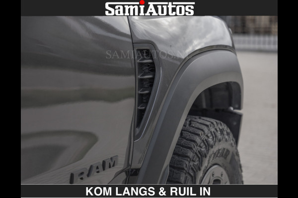 Dodge Ram TRX HELLCAT 712 PK 6.2 V8 | BOM VOL | GRANITE MET ZWART LEDER RODE STIKSELS | CREW CAB DUBBELE CABINE DC | 5 PERSOONS GRIJS KENTEKEN |