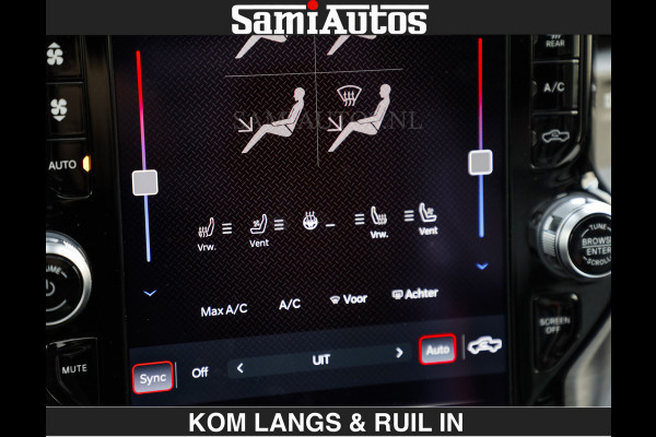 Dodge Ram TRX HELLCAT 712 PK 6.2 V8 | BOM VOL | GRANITE MET ZWART LEDER RODE STIKSELS | CREW CAB DUBBELE CABINE DC | 5 PERSOONS GRIJS KENTEKEN |