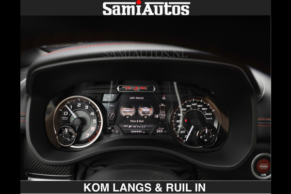 Dodge Ram TRX HELLCAT 712 PK 6.2 V8 | BOM VOL | GRANITE MET ZWART LEDER RODE STIKSELS | CREW CAB DUBBELE CABINE DC | 5 PERSOONS GRIJS KENTEKEN |