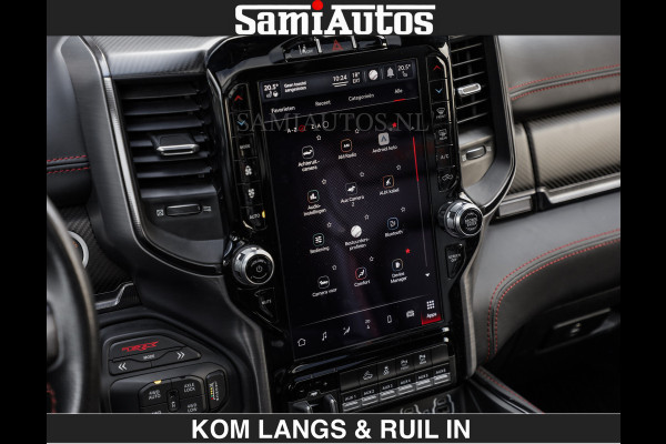 Dodge Ram TRX HELLCAT 712 PK 6.2 V8 | BOM VOL | GRANITE MET ZWART LEDER RODE STIKSELS | CREW CAB DUBBELE CABINE DC | 5 PERSOONS GRIJS KENTEKEN |