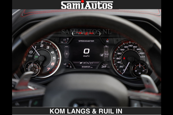 Dodge Ram TRX HELLCAT 712 PK 6.2 V8 | BOM VOL | GRANITE MET ZWART LEDER RODE STIKSELS | CREW CAB DUBBELE CABINE DC | 5 PERSOONS GRIJS KENTEKEN |