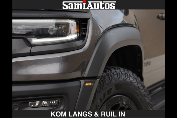 Dodge Ram TRX HELLCAT 712 PK 6.2 V8 | BOM VOL | GRANITE MET ZWART LEDER RODE STIKSELS | CREW CAB DUBBELE CABINE DC | 5 PERSOONS GRIJS KENTEKEN |