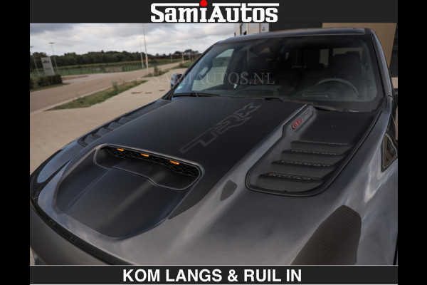 Dodge Ram TRX HELLCAT 712 PK 6.2 V8 | BOM VOL | GRANITE MET ZWART LEDER RODE STIKSELS | CREW CAB DUBBELE CABINE DC | 5 PERSOONS GRIJS KENTEKEN |