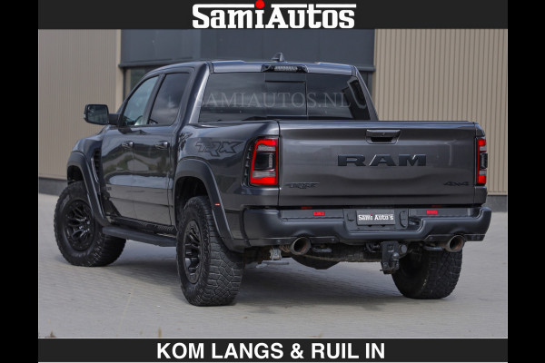Dodge Ram TRX HELLCAT 712 PK 6.2 V8 | BOM VOL | GRANITE MET ZWART LEDER RODE STIKSELS | CREW CAB DUBBELE CABINE DC | 5 PERSOONS GRIJS KENTEKEN |
