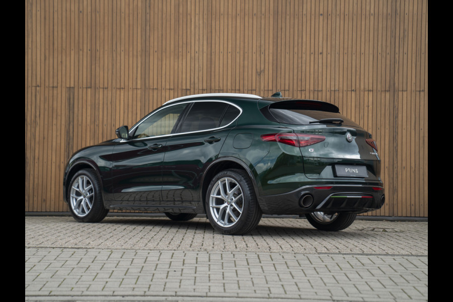 Alfa Romeo Stelvio 2.0T 280pk AWD Ti Lusso MY21 | Verde Visconti | Lederen dash. | CarPlay | Adapt. cruise
