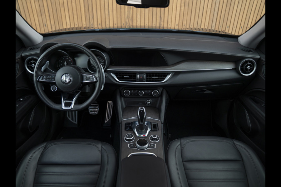 Alfa Romeo Stelvio 2.0T 280pk AWD Ti Lusso MY21 | Verde Visconti | Lederen dash. | CarPlay | Adapt. cruise
