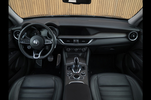Alfa Romeo Stelvio 2.0T 280pk AWD Ti Lusso MY21 | Verde Visconti | Lederen dash. | CarPlay | Adapt. cruise