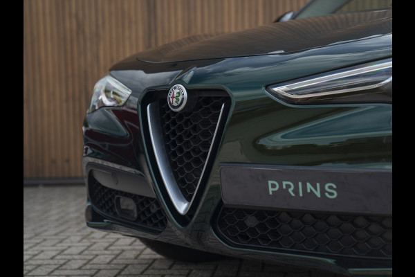 Alfa Romeo Stelvio 2.0T 280pk AWD Ti Lusso MY21 | Verde Visconti | Lederen dash. | CarPlay | Adapt. cruise