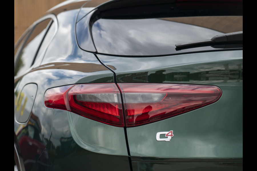 Alfa Romeo Stelvio 2.0T 280pk AWD Ti Lusso MY21 | Verde Visconti | Lederen dash. | CarPlay | Adapt. cruise