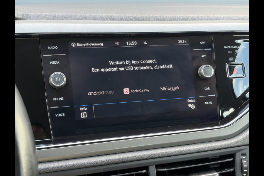 Volkswagen Polo 1.0 TSI Comfortline ✓Carplay✓Navi✓Airco✓Cruise✓4x Elekt Ramen✓95pk✓Bj 11-2019✓Zeer Zuinig✓N.A.P✓Apk tot 11-2027