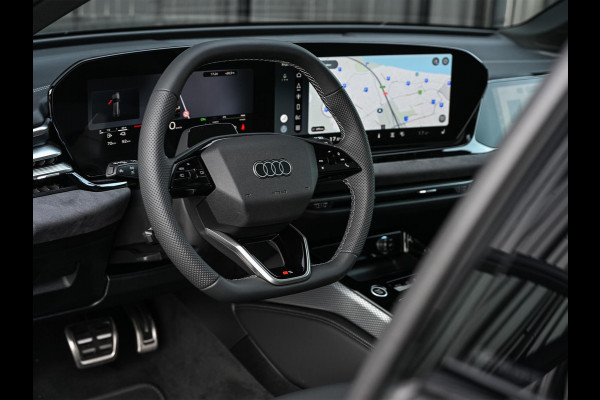 Audi A6 Avant 2.0 e-hybrid quattro S edition Competition 367pk | Panoramadak | Achterasbesturing | 360 Camera | Memory Seat | Ambiance Interieur | Stoelverwarming | Adaptive Cruise | Trekhaak | Passagiers Display |