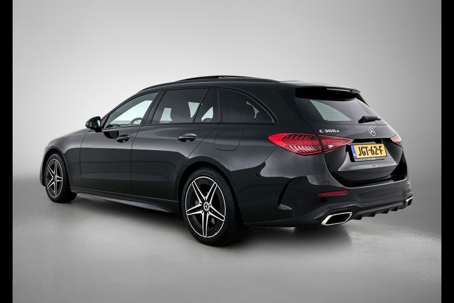 Mercedes-Benz C-Klasse Estate 300 e Business Solution AMG AMG Line | Night Pakket | Panorama Schuif-Kanteldak | Parkeerpakket met 360°-camera | Alarm Klasse 3. Inclusief 24 maanden Mercedes-Benz Certified garantie voor Europa.