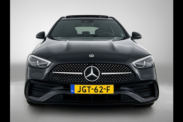 Mercedes-Benz C-Klasse Estate 300 e Business Solution AMG AMG Line | Night Pakket | Panorama Schuif-Kanteldak | Parkeerpakket met 360°-camera | Alarm Klasse 3. Inclusief 24 maanden Mercedes-Benz Certified garantie voor Europa.
