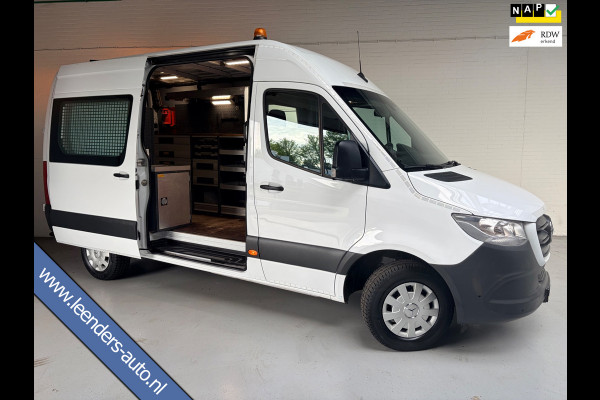 Mercedes-Benz Sprinter Automaat Servicewagen 314 2.2 CDI 140PK L2H2 euro6 BOTT, Victron V230, Standkachel Trekhaak RIJKLAARPRIJS