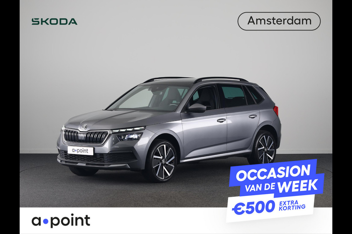 Škoda Kamiq Sport Business 1.0 TSI 110pk DSG-7 | Panoramadak | Navigatie | Parkeercamera | Cirtual Cockpit | Led koplampen | 18 inch Lichtmetalen velgen