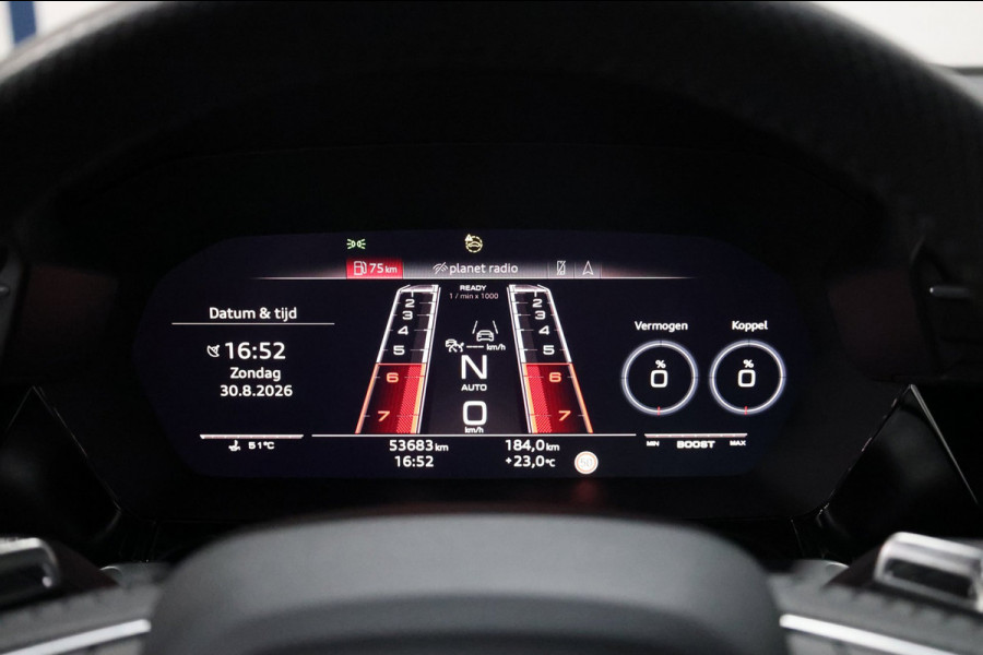 Audi RS3 Sportback 2.5 TFSI quattro 400+PK MATRIX-LED/VIRTUAL/B&O/SFEER/LEDER+S.VERWARMING/19"LMV/CAM/PDC/ACC/12 MND GARANTIE!!