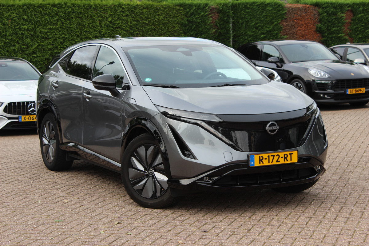 Nissan ARIYA Advance 66 kWh / SoH 97,4% / Trekhaak / 360Camera / Keyless / Sfeerverlichting / 19'' / CarPlay / Stoel+Stuurverwarming / Dodehoek / DAB / ACC