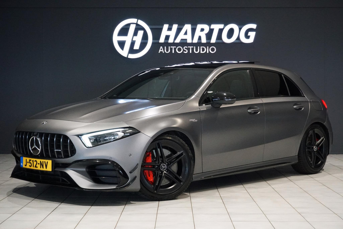 Mercedes-Benz A-Klasse AMG 45 S 4MATIC+ Edition 1 422pk + RECARO / BURMESTER / PANO / 360° / DESIGNO