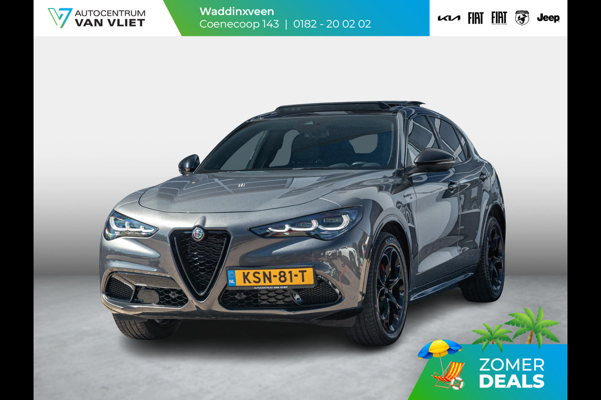 Alfa Romeo Stelvio 2.0 Turbo 280pk AWD Veloce | Schuif/Kanteldak | Harman Kardon | Adapt. Cruise | Matrix LED | Winter Pack | Apple Carplay