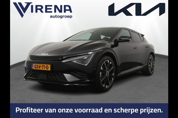 Kia Ev6 GT-Line 84 kWh - Navigatie - LED Koplampen - Stoelverkoeling - Climate Control - Adaptief Cruise Control - Lichtmetalen Velgen - Fabrieksgarantie Tot 2031