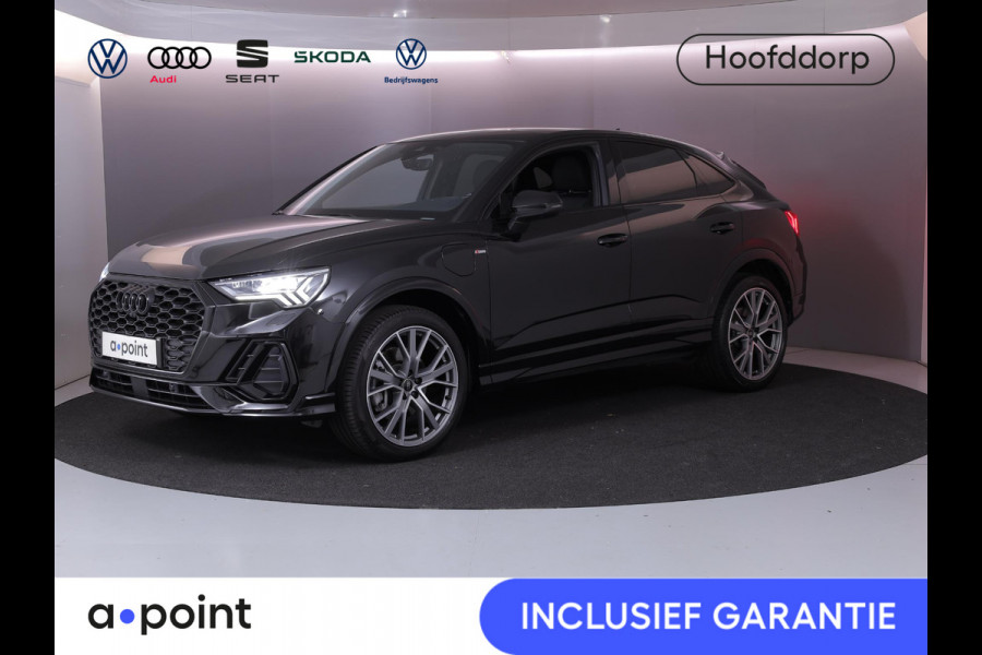 Audi Q3 Sportback 45 TFSI e S Edition 245 pk S-tronic | Navigatie | Panoramadak | Trekhaak (wegklapbaar) | Parkeersensoren | Rondomzicht camera | Matrix LED koplampen | Elektr. voorstoelen | S-Line |