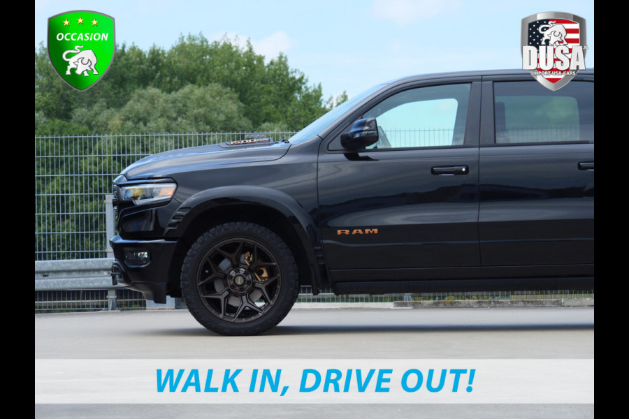 RAM 1500 Limited | 5.7 V8 | 4x4 | Crew Cab | Guerrilla Exhaust | RAMBAR | 22 inch 4play | Accent kleur | Full option Nieuw binnen!