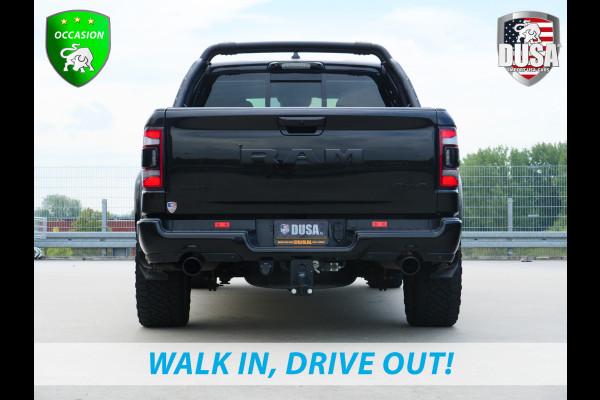 RAM 1500 Limited | 5.7 V8 | 4x4 | Crew Cab | Guerrilla Exhaust | RAMBAR | 22 inch 4play | Accent kleur | Full option Nieuw binnen!