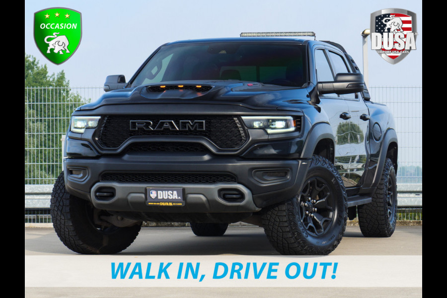 RAM 1500 | TRX | 6.2L Supercharged V8 | Crew cab | 4X4 | 850pk! | LED Package | RAMBAR | Leder | Panorama | Harman Kardon Nieuw binnen!