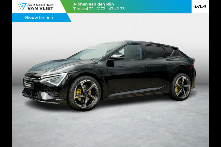 Kia Ev6 GT-Line Business Edition 84 kWh Speciale uitvoering | 21 inch GT velgen | Hifi upgrade met Subwoofer | Gele remklauwen | Stoel verwarming l Elektrische kofferklep | GT pakket | LED | Keyless | 20 inch LMV