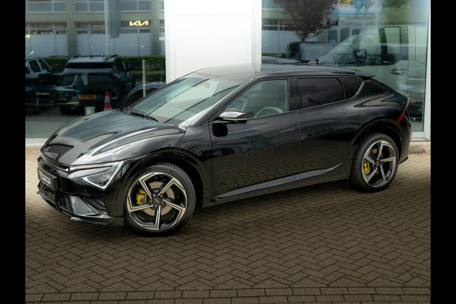 Kia Ev6 GT-Line Business Edition 84 kWh Speciale uitvoering | 21 inch GT velgen | Hifi upgrade met Subwoofer | Gele remklauwen | Stoel verwarming l Elektrische kofferklep | GT pakket | LED | Keyless | 20 inch LMV