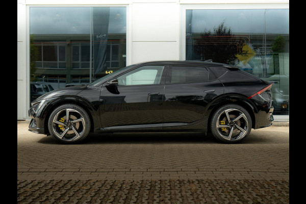 Kia Ev6 GT-Line Business Edition 84 kWh Speciale uitvoering | 21 inch GT velgen | Hifi upgrade met Subwoofer | Gele remklauwen | Stoel verwarming l Elektrische kofferklep | GT pakket | LED | Keyless | 20 inch LMV