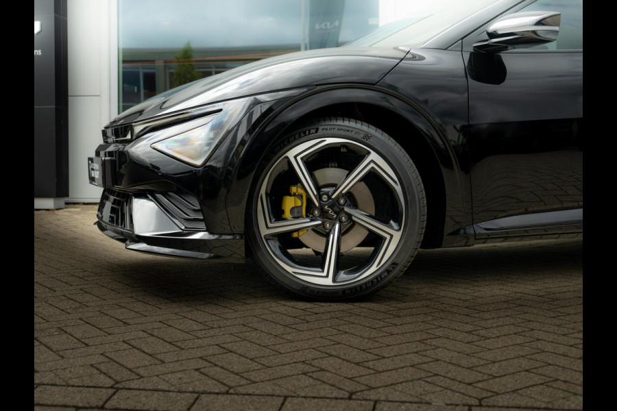 Kia Ev6 GT-Line Business Edition 84 kWh Speciale uitvoering | 21 inch GT velgen | Hifi upgrade met Subwoofer | Gele remklauwen | Stoel verwarming l Elektrische kofferklep | GT pakket | LED | Keyless | 20 inch LMV